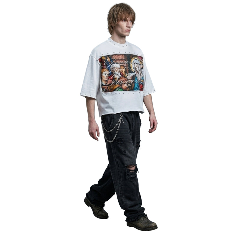 White Desire Valley Graphic tee