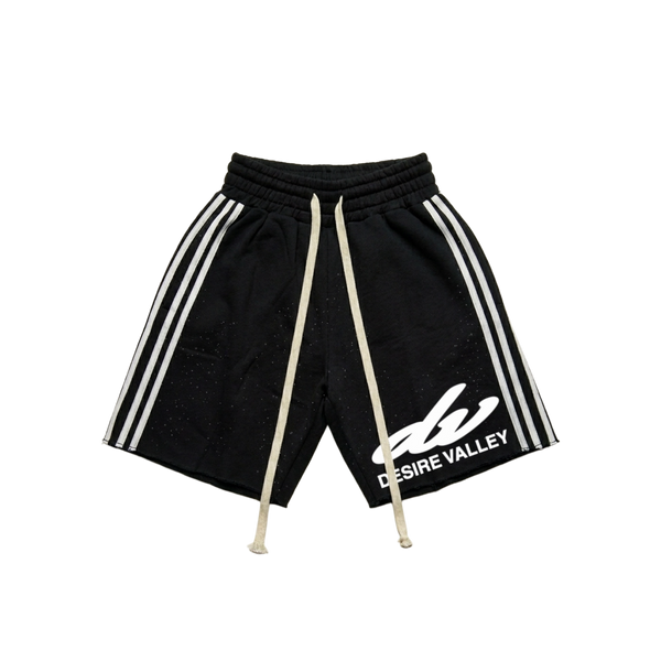 BLACK DESIRE VALLEY TRIPLE STRIPES SHORT